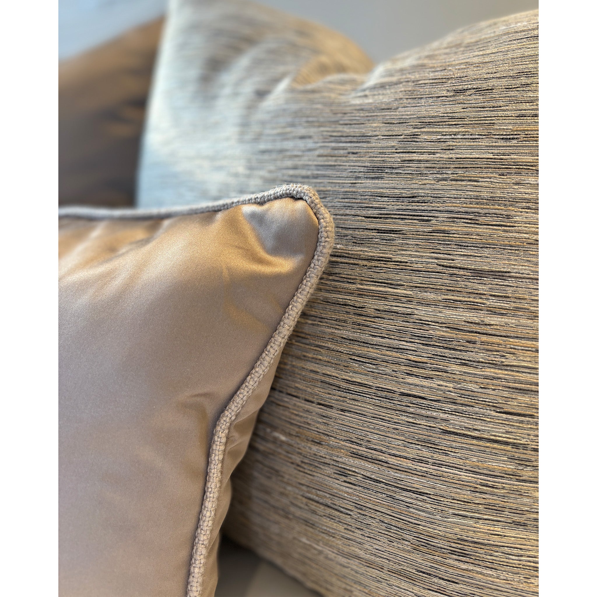 Luxury Satin Fabric Bed Cushion